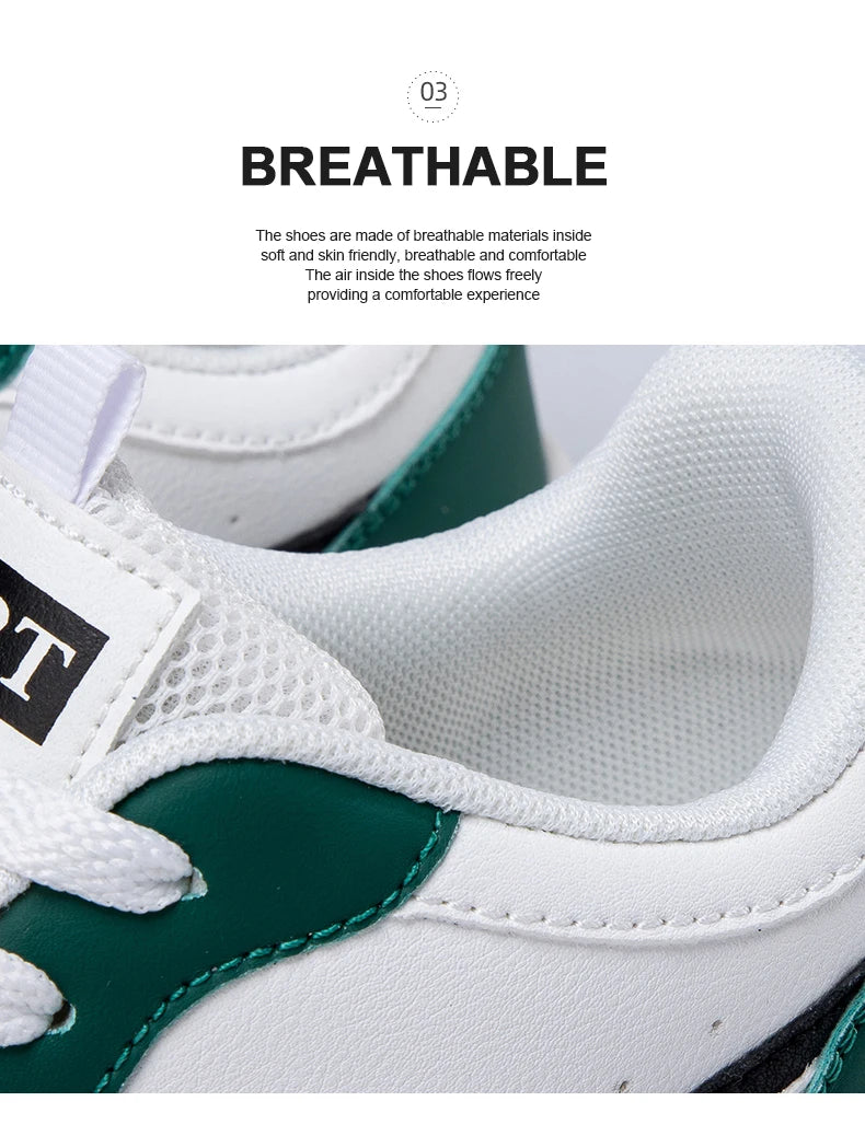 Fashion Women Casual Shoes Breathable Walking Flat Shoes Sneakers White Female Footwear Sports Running Outdoor Walking For Men