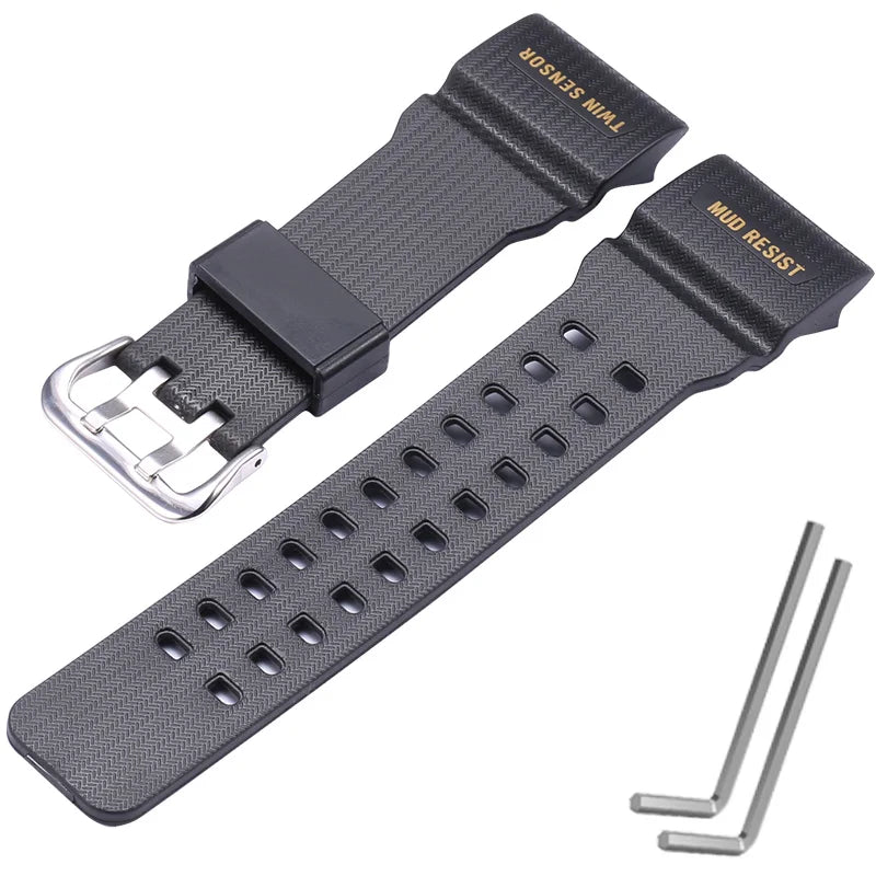 Watchband Accessories Resin Strap Suitable for Casio Mudmaster GG1000 GWG100 GSG100 Men Watch Band