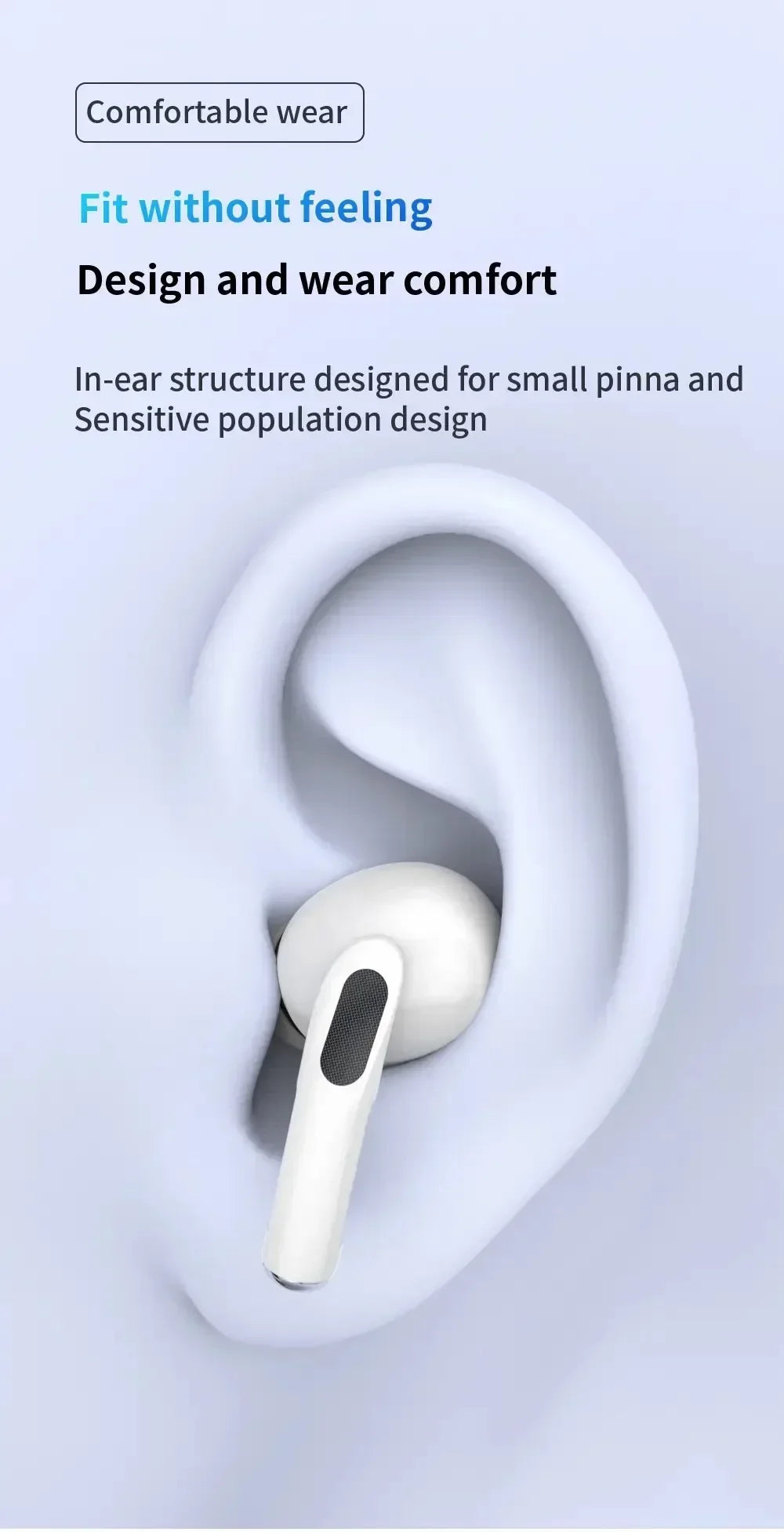 2025 New Air Pro Bluetooth Earphones Wireless Headset HiFi Sound Headphones Low Latency Earbuds Waterproof for IPhone Android