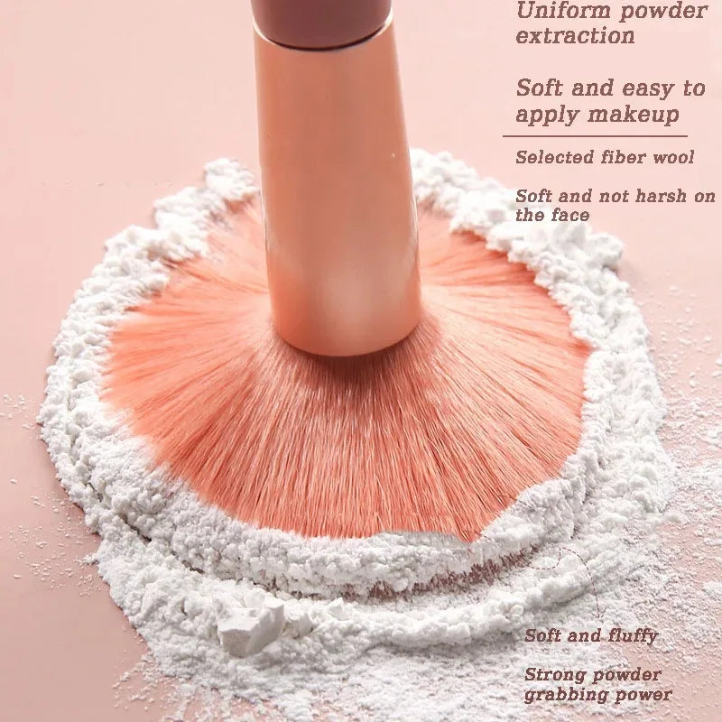 Portable 8Pcs Makeup Brush Set Soft Makeup Concealer Brush Blush Loose Powder Brush Eye Shadow Foundation Brush Beauty Tools