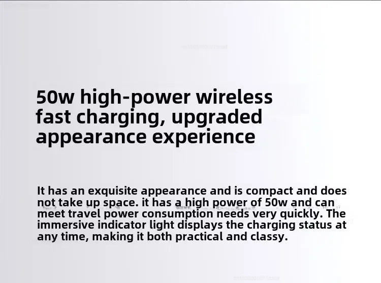 Xiaomi 50W Wireless Car Charger Set Smart Fast Quick Charging Auto Accessories Support Power-Off Car Mount Induction Charging