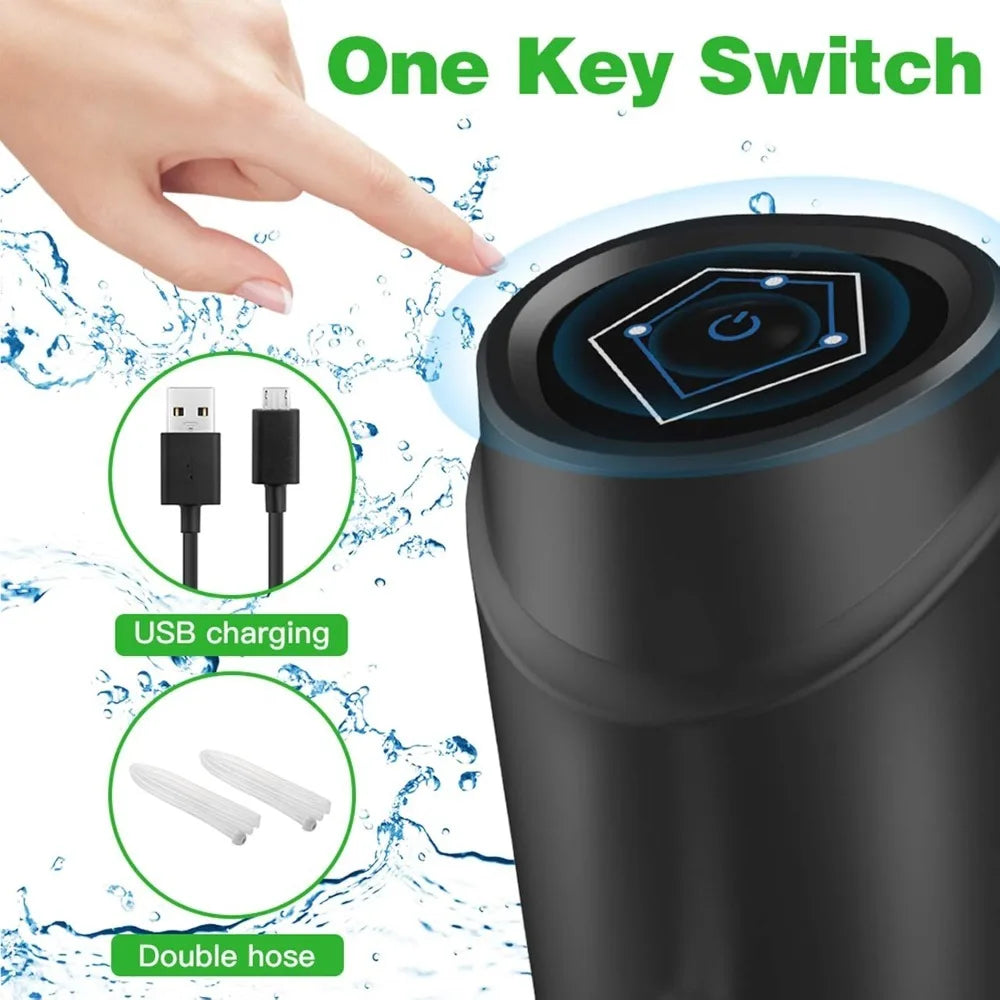 5 Gallon Electric Water Dispenser for 2/5 Gallon Water Bottle Dispenser, Camping Portable USB Rechargeable Water Pump