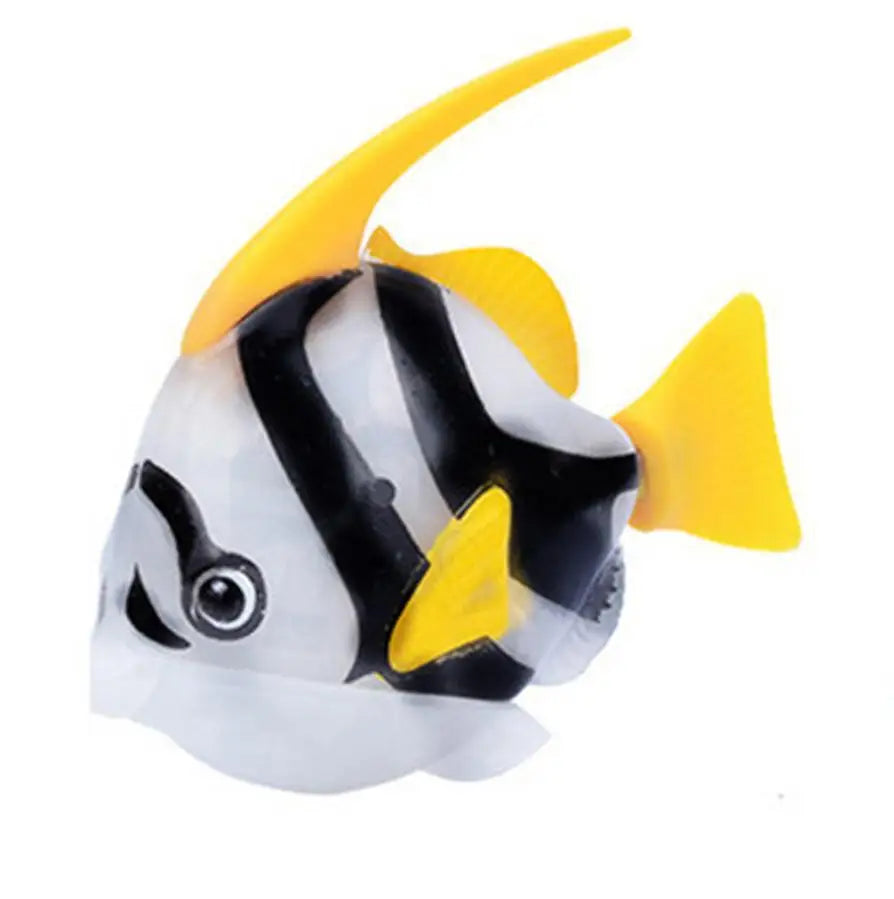 Flash Swimming Electronic Pet Fish Bath Toys for Children Kids Bathtub Battery Powered Swim Fishing Tank Decoration