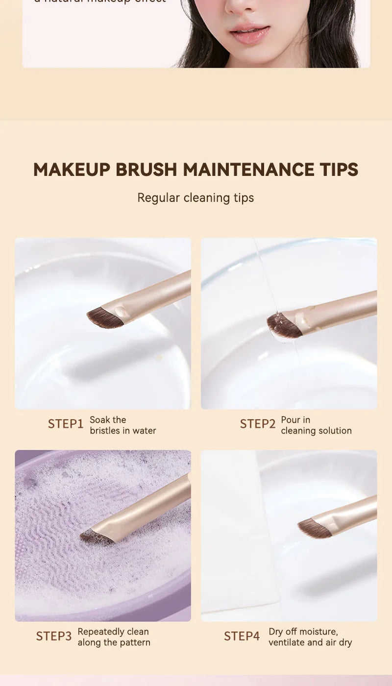 GECOMO Eye makeup brush set, Detail brush, Shading brush,Nose Shadow Eye Makeup set,a complete set of makeup tools for beginners