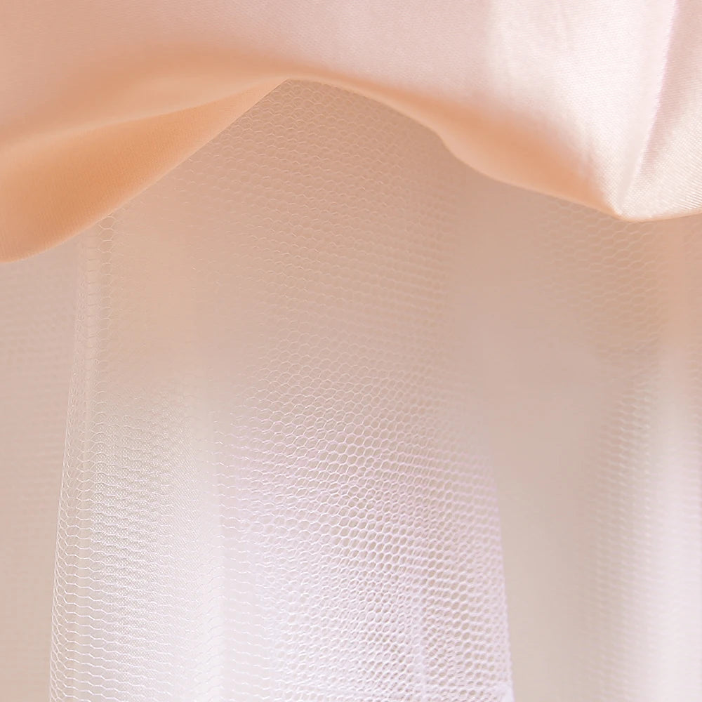 Tulle White Bridesmaid Dresses For Girls Children Costume Elegant Kids Wedding Party Dress Teen Girl Birthday Evening Vestidos