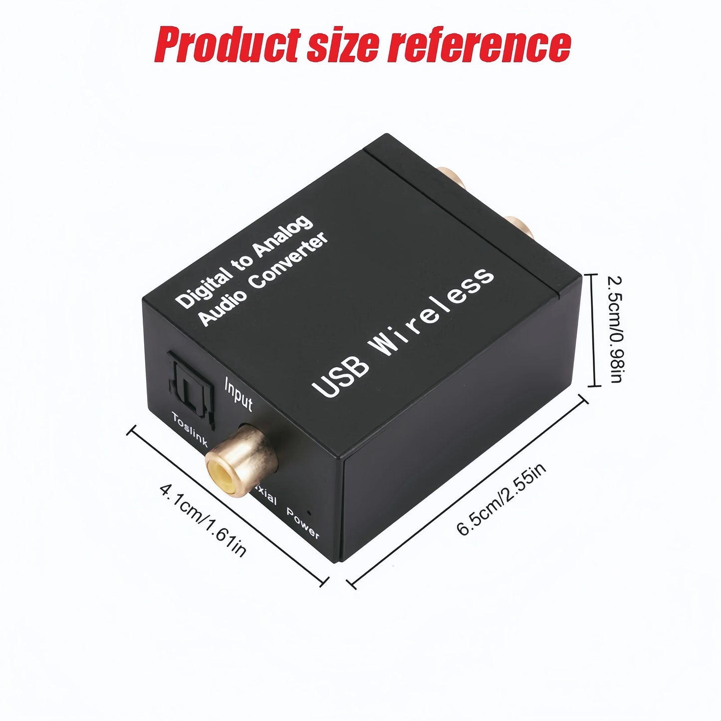 NEW Digital To Analog Audio Converter Support Bluetooth  Suitable For TV Audio Digital Coaxial Fiber Optic Analog Output Conver