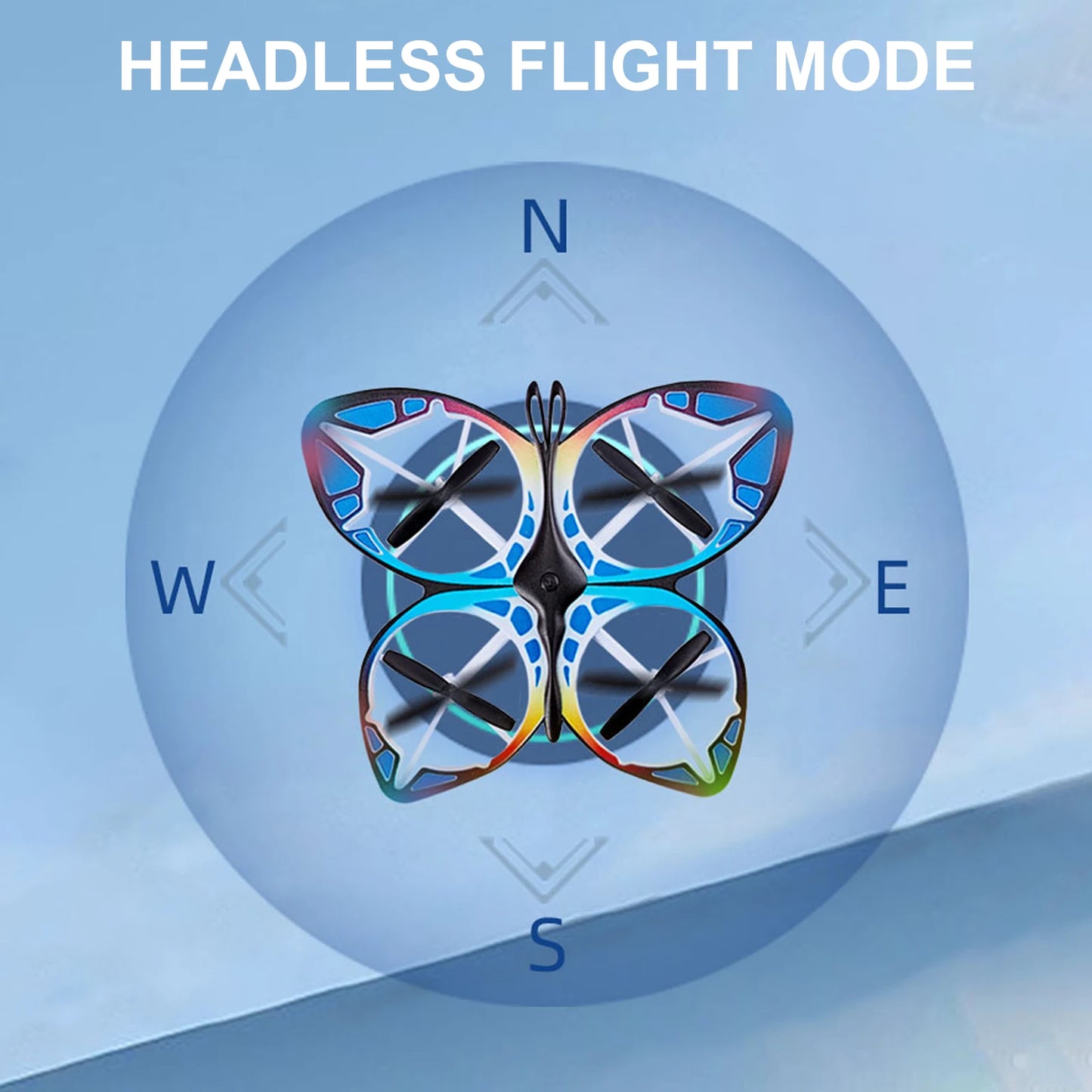 Mini Drone for Kids Remote Control Drone with Colorful Light 3D Flip, Headless Mode, Altitude Hold Ideal gift Toy for Beginners