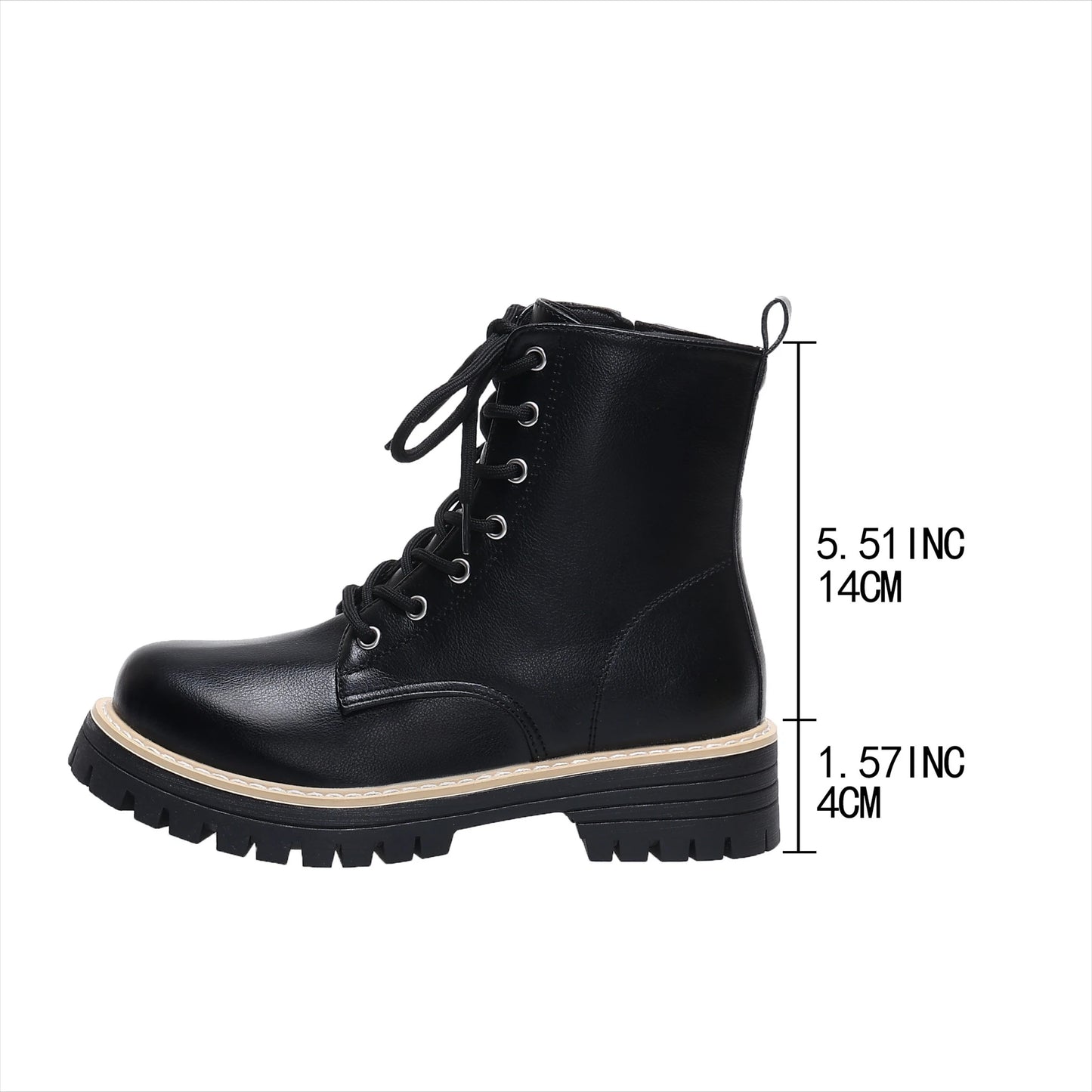Ankle Boots for Woman 2025 New Women Increased Boots Fashion Genuine Leather Black White Casual Motorcycle Luxury Shoes 655