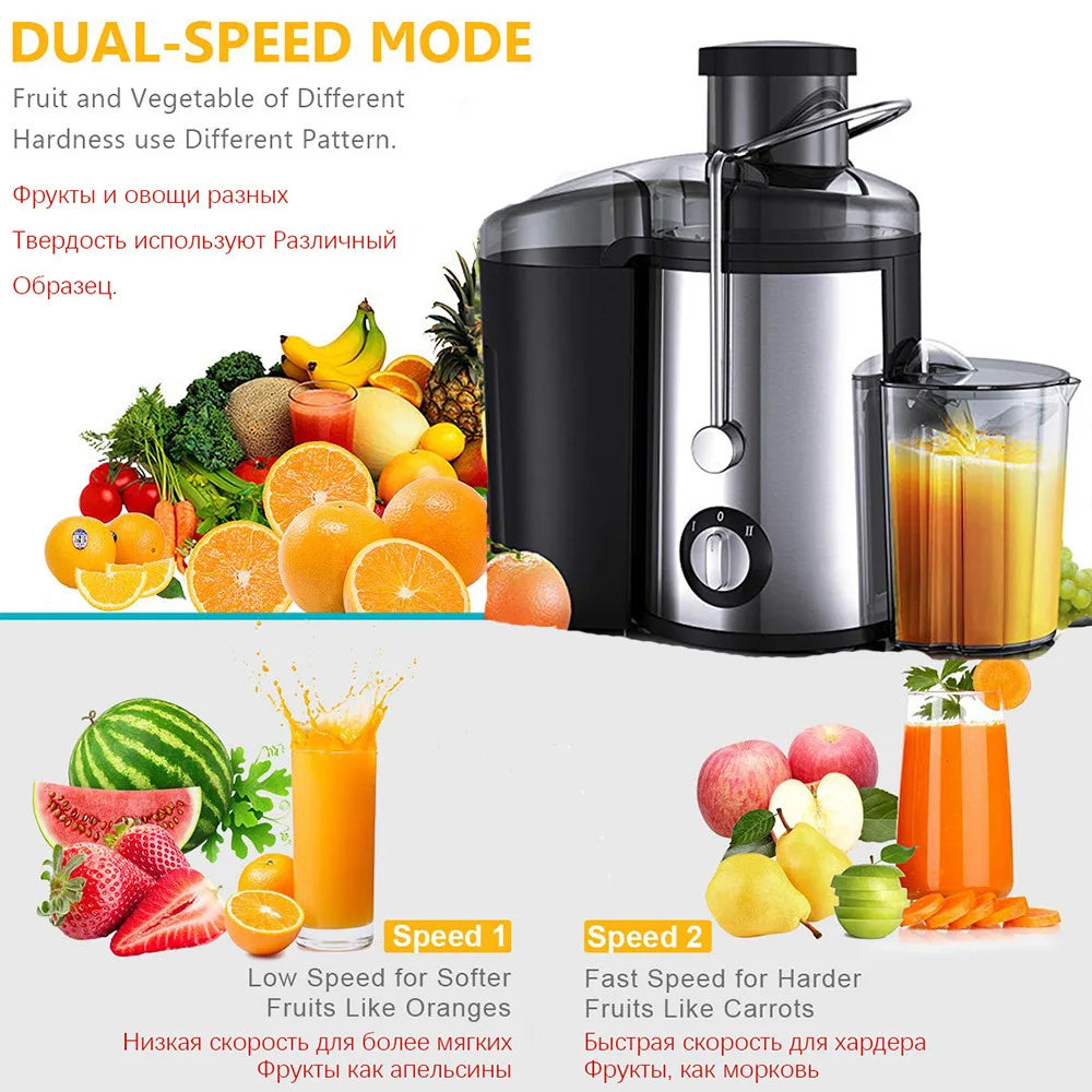 1.5L Electric Orange Juicer Fruit Vegetable Blender Lemon Squeezer Multifunction Juicer Machine Beverage Appliances 110V/220V