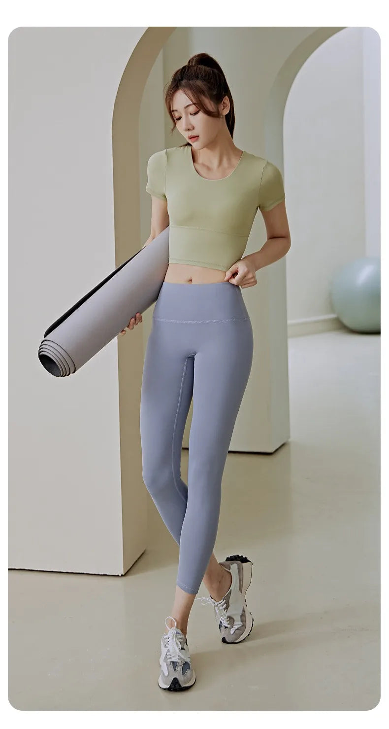 Aiithuug Tennis Skorts Cross-waist Skirted Legging Yoga Legging with Skirts Tennis Leggings Soft Stretchy Tennis Dresses Running
