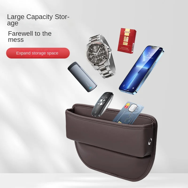 For Mazda BT50 BT-50 MX-5 RF Car Seat Gap Storage Box Key Card Phone Reserved Charging Cable Hole Sundries Organizer Accessories