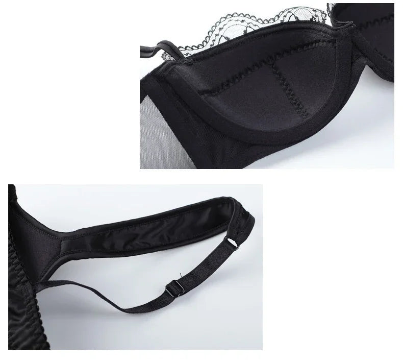 Women Lace Bra Set Casual Lingerie Set Daily Elegant Underwear Girls Bra and Panty Set chic