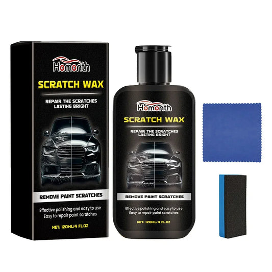 120ml Auto Polish Paint Restorer with Wipe Cloth & Sponge Car Scratches Repair Polishing Wax Auto Care Wax Paint Scratch Care