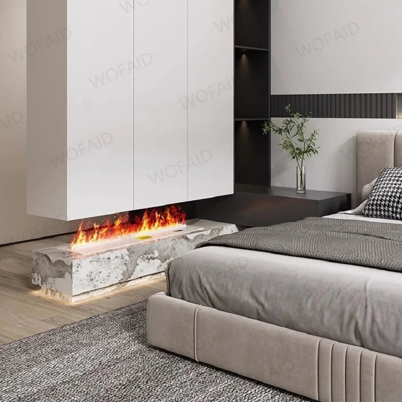 WOFAID 5 Year Warranty 3d Automizing Water Vapor Electric Fireplace Artificial Fire Flame for Living Room Decoration Fireplace