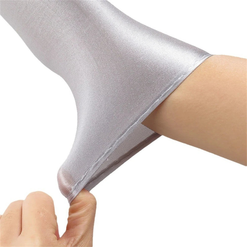 1pcs Women's White Spandex Gloves Stretch 52cm Elbow Long Sun Block Uv Protection Wedding Cosplay Costume Evening Opera Glove Bl