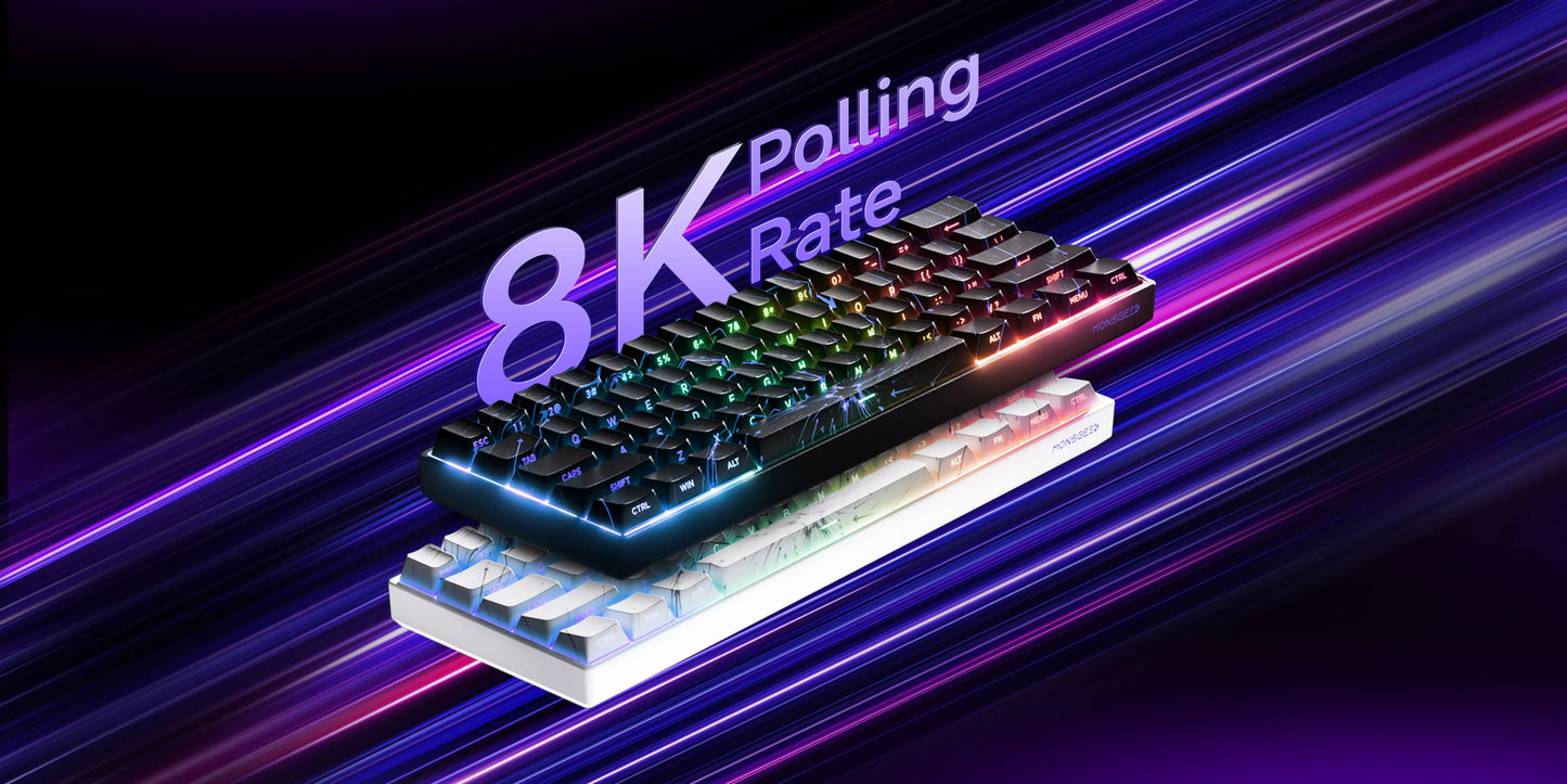 Akko MonsGeek FUN68 FUN60 PRO&MAX  HE Magnetic Keyboard 60% 65%Gaming Keyboards Rapid Trigger 8K Custom Keyboard Gamer Esports