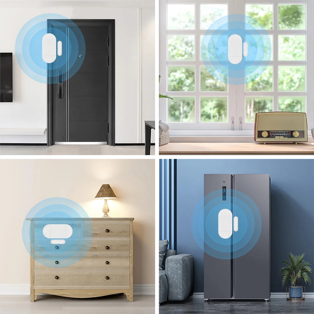 Safety Wireless Door Alarm for Home Security Personal Security Window Alarms Sensor Burglar Door Alarm for Pool, Cars, Sheds