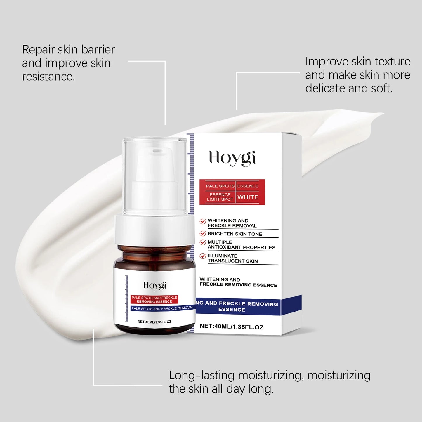 Hoygi Vitamin C whitening walnut Cream, moisturizing, gentle care for the skin, moisturizing and brightening skin care cream