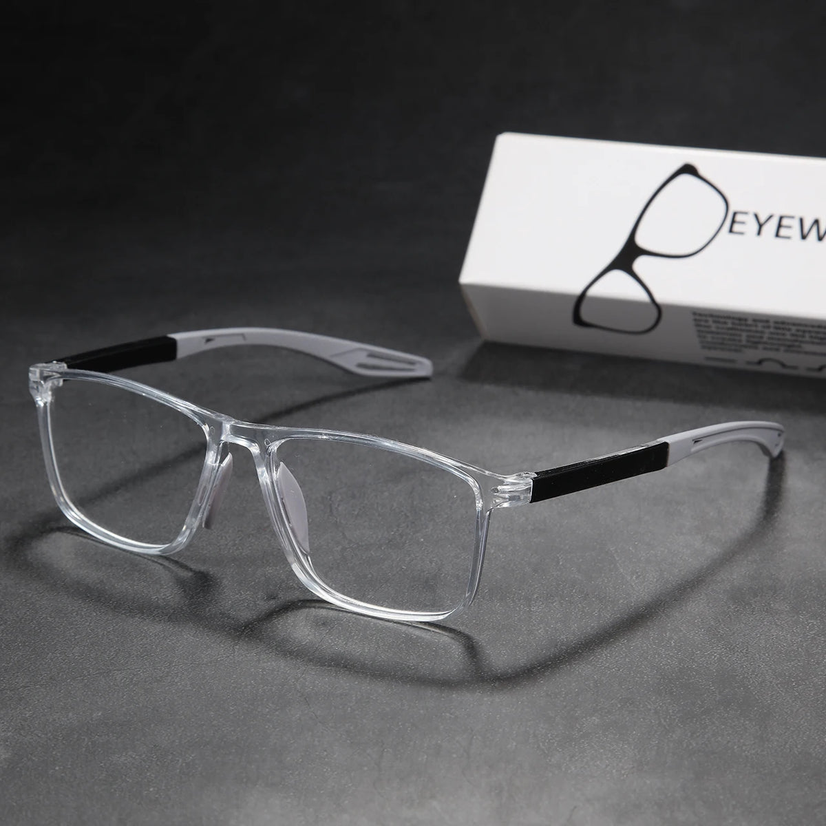 2PCS 3-in-1 Progressive Reading Glasses - Anti-Blue Light, Multifocal Lenses for Near & Far Vision, +1.0 to +3.0 Diopter