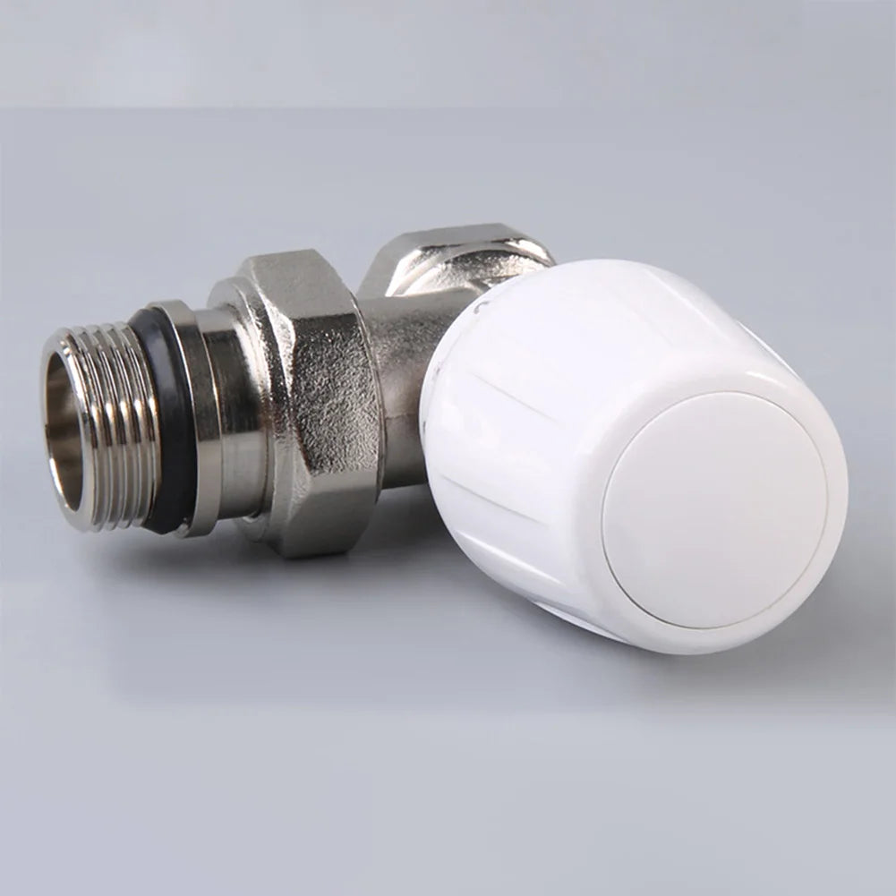 Manual Angle Valve 12 Inch Temperature Control Valve for Radiator with Easy Repairable Design and Long Term Use