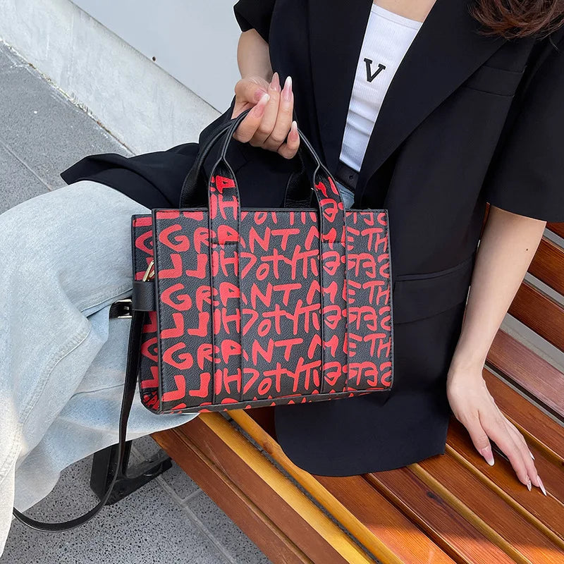 PU Leather Casual Crossbody Bags for Women Ladies Luxury Designer Tote Handbag Female Large Capacity Travel Shoulder Bag Sac