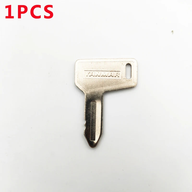 1pc 301 Excavator Ignition Key For Yanmar Engineering Vehicle Accessory VIO15, VIO15-2, VIO17