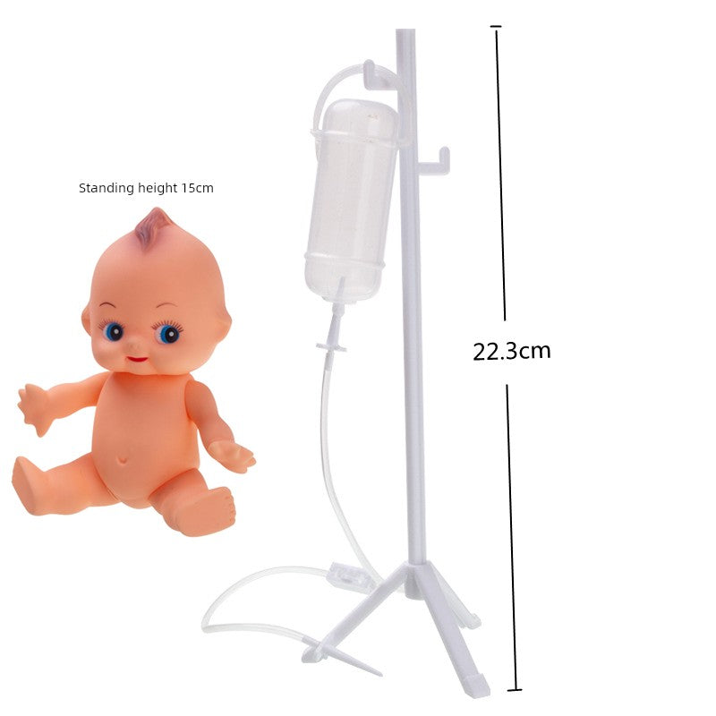 Artificial Stethoscope Kids Doctor Nurse Teaching Aids Suit Boys and Girls Play House Injection Medical and Dental Clinic