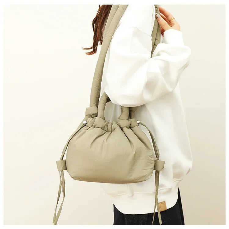 Super Cool Simple Versatile Handbags for Women 2025 Casual Hot Sale Colorful Nylon Small Square Shoulder and Crossbody Bags