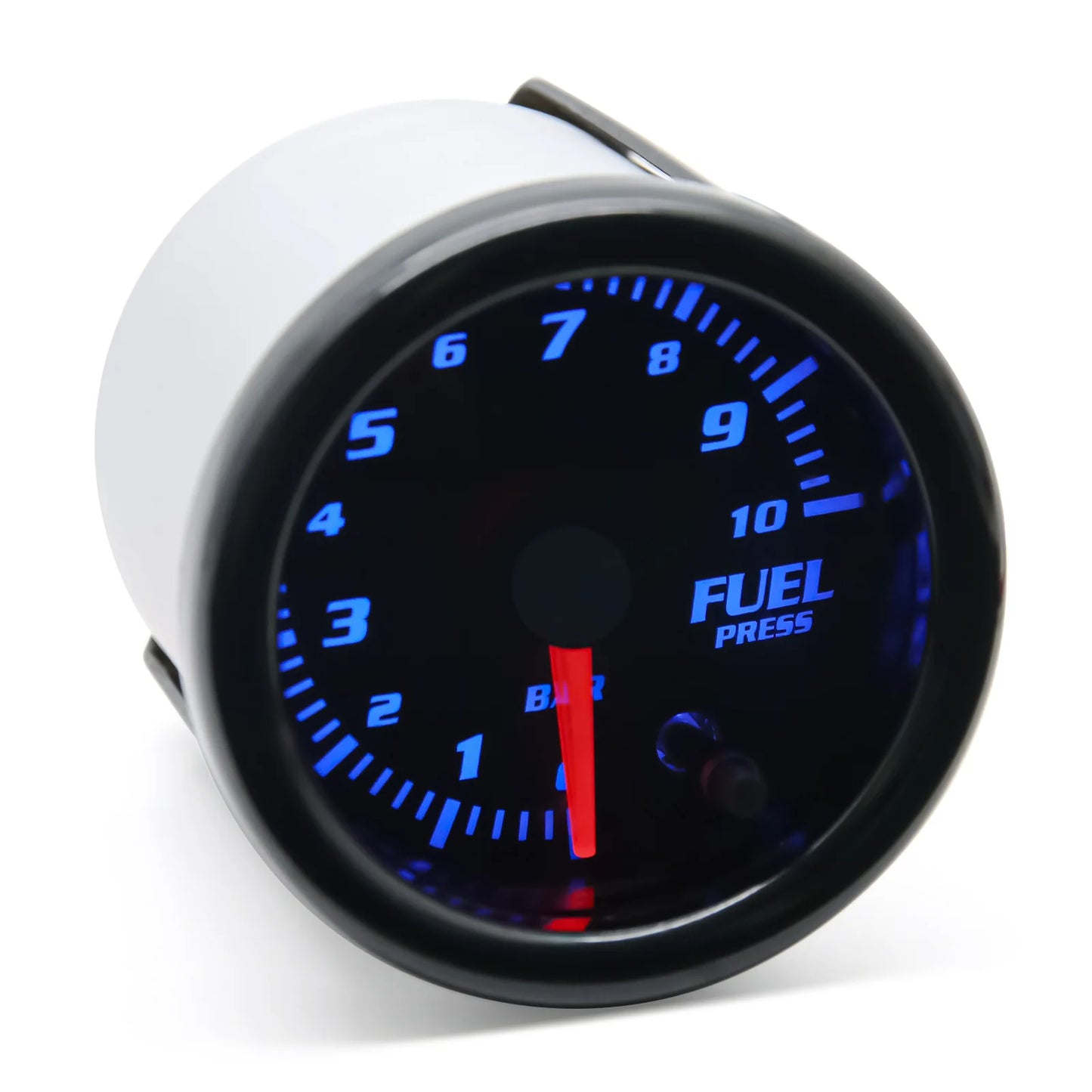 HD 52mm Fuel Press Gauge with Fuel Pressure Sensor 1/8NPT 0~10 Bar 7 Colors Backlight Fuel Pressure Gauge Car Oil Pressure Meter