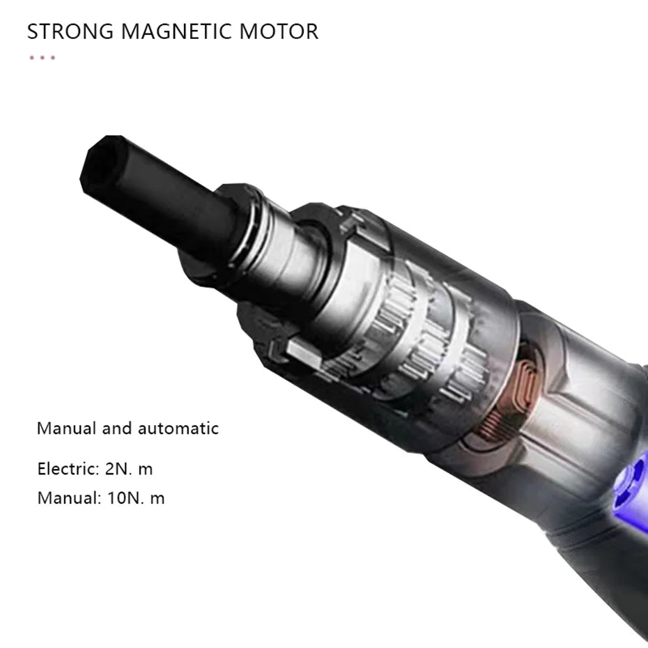 SHENHAOXU Cordless Electric Screwdriver Rechargeable Battery Operated ScrewDriver Drill Tool Set LED Bidirectional Switch Repair