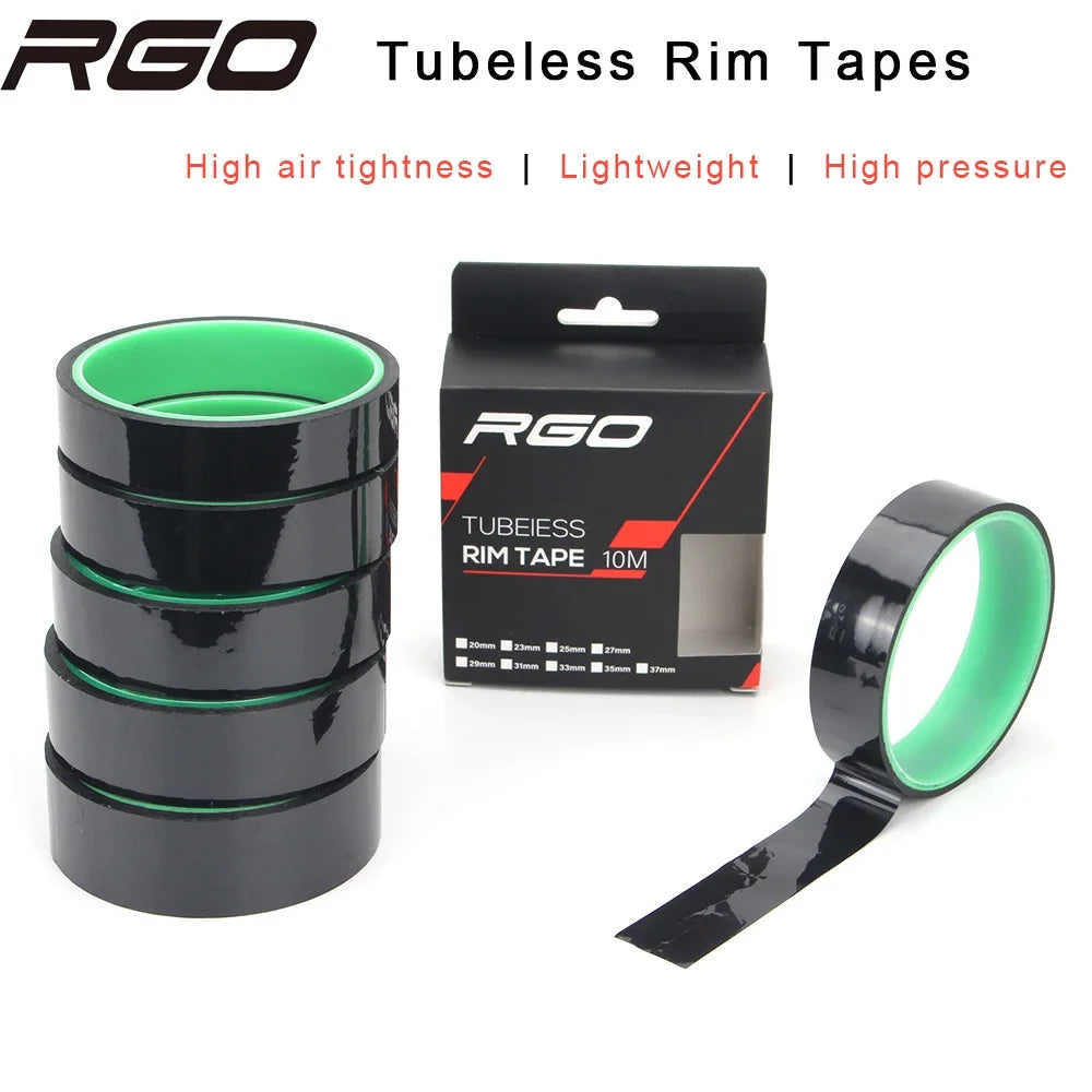 RGO Bicycle Tire Liner Vacuum Tire Pad MTB Tubeless Rim Tapes 20-37MM Road Bike Fiets Wiel Outdoor cycling Tires Tool Parts