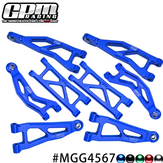 GPM Alu 7075 Front & Rear Suspension Arms Set For ARRMA 1/18 Granite Grom Typhon