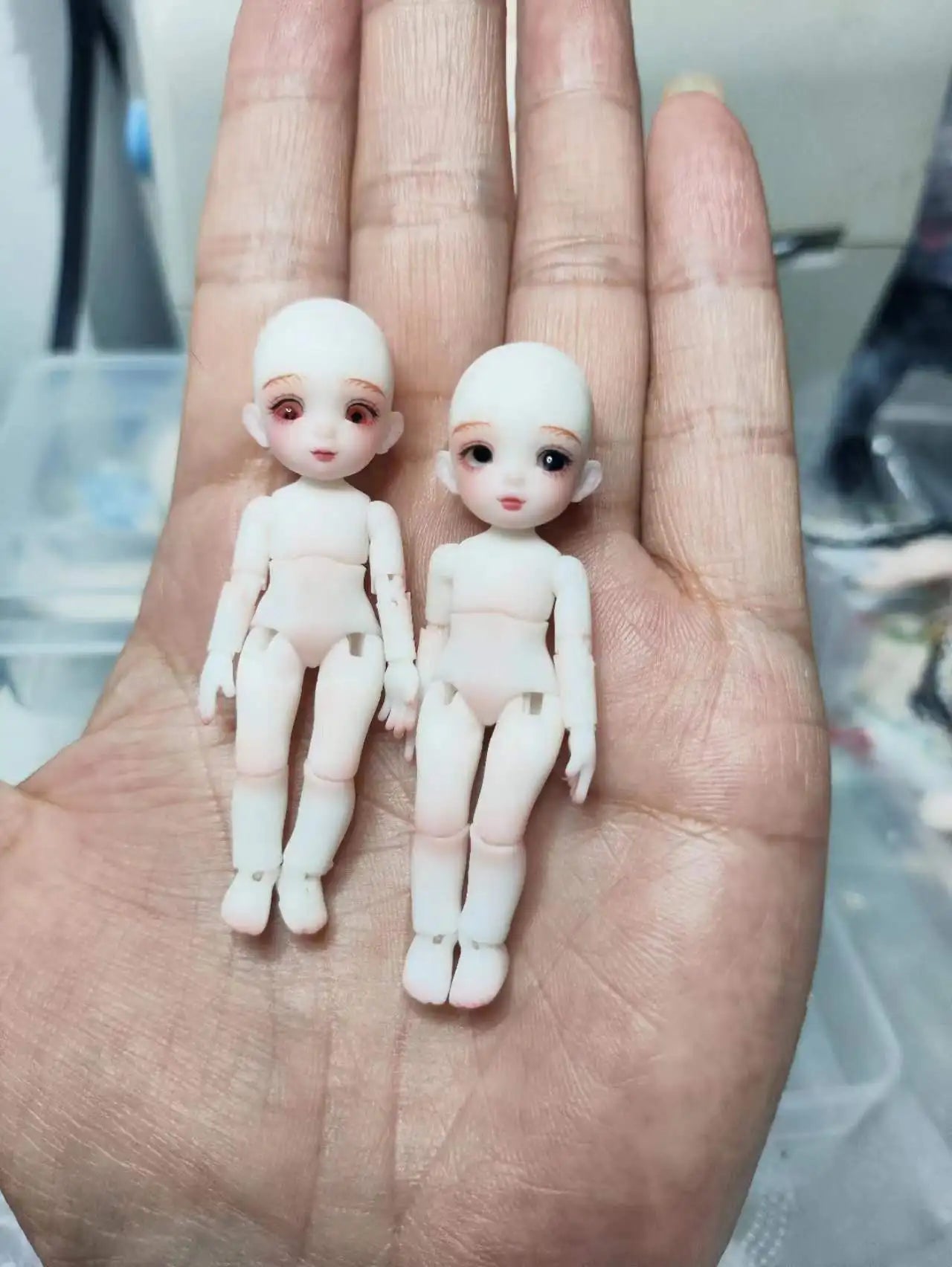 BJDmuñecas구체관절인형muñecas para niñas bebe reborn Mini doll 6cm elf Kawaii opera doll adult toy makeup doll free shipping.