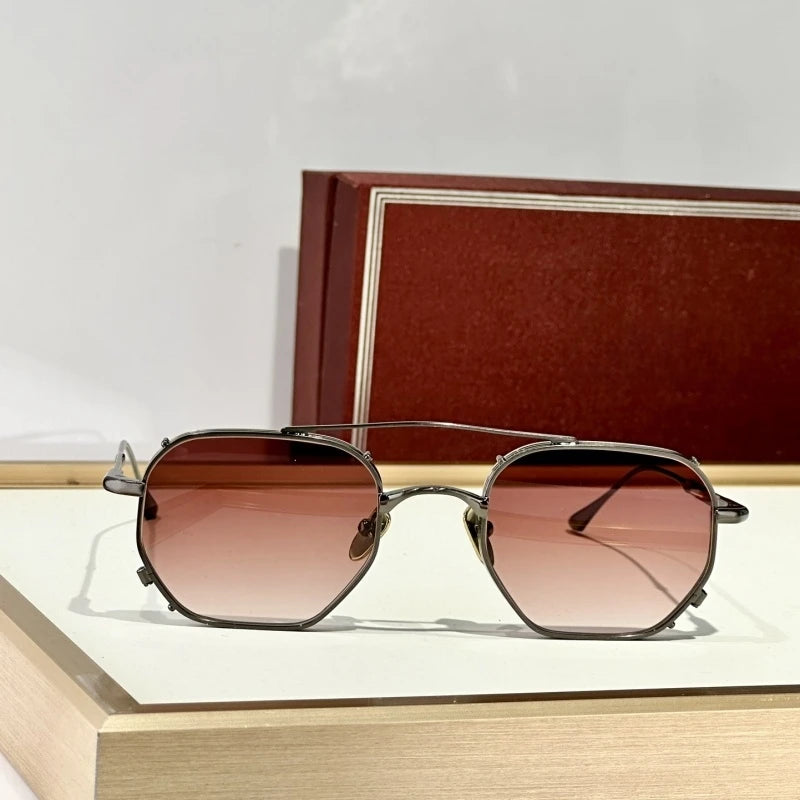 MARBOT Sunglasses Alloy Oval Women Men Fashion Popular Luxury Brand Women Sunglasses Designer  Shades Outdoor Retro