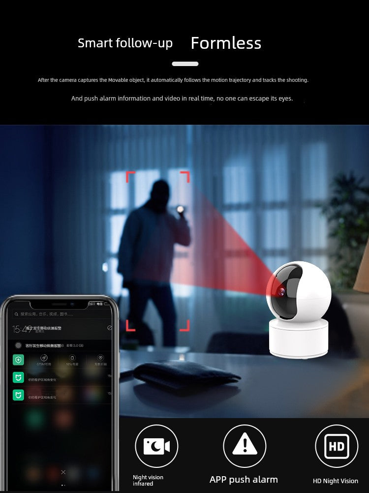 HD Indoor Smart Webcam without Dead Angle
