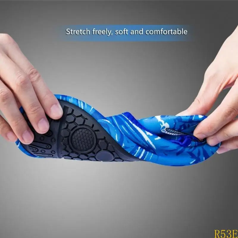 Unisex Camouflage Water Shoes Antiskid Quick Drying Creeks Shoes Men Beach Shoes for Beach Walks and Water Sports