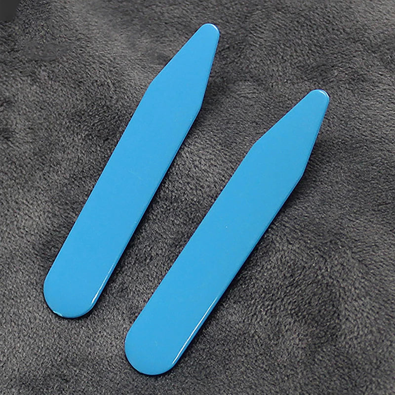 2pc Carbon Fiber Collar Stays For Business Men's Shirt Party Dress Brace Accessories Reinforcement Insert Fixing 2 Size Jewelry