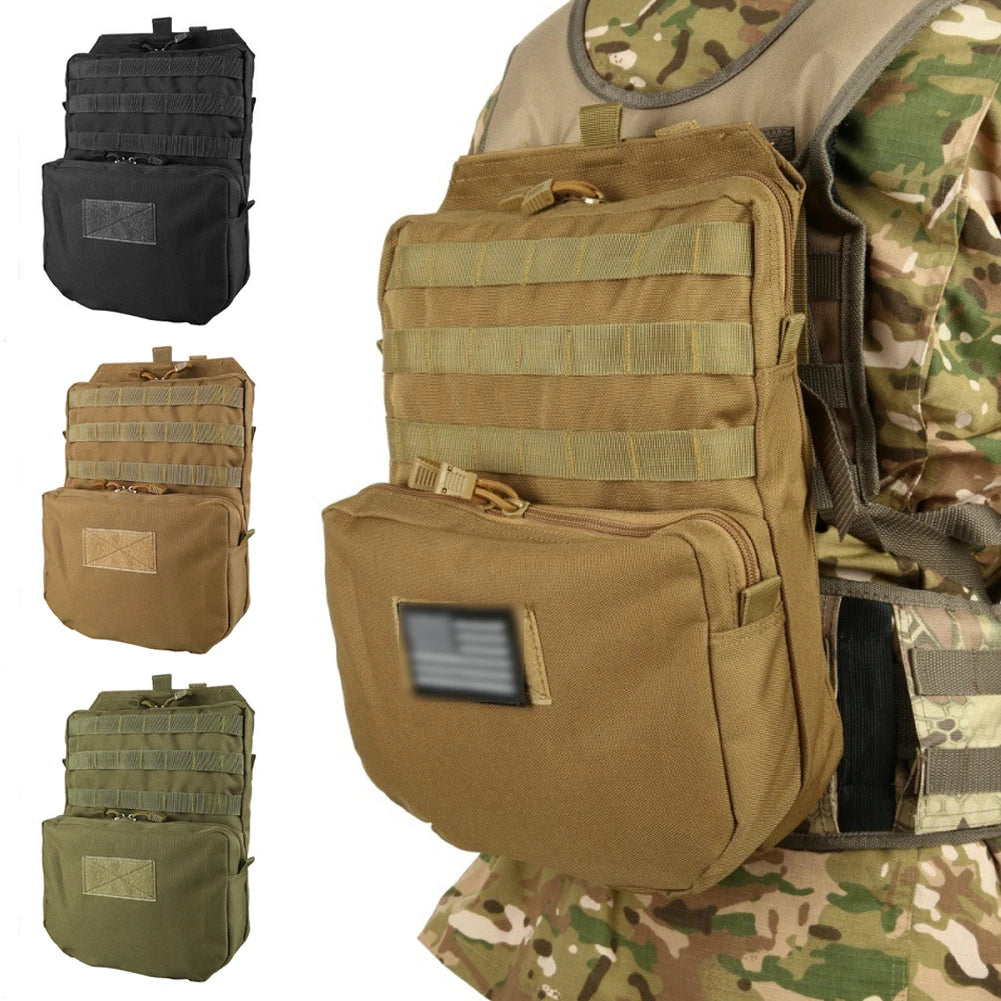 Simple Lightweight Outdoor Tactical Molle Backpack Airsoft Bag Hunting Combat Equipment Vest EDC Accessories Nylon Bag