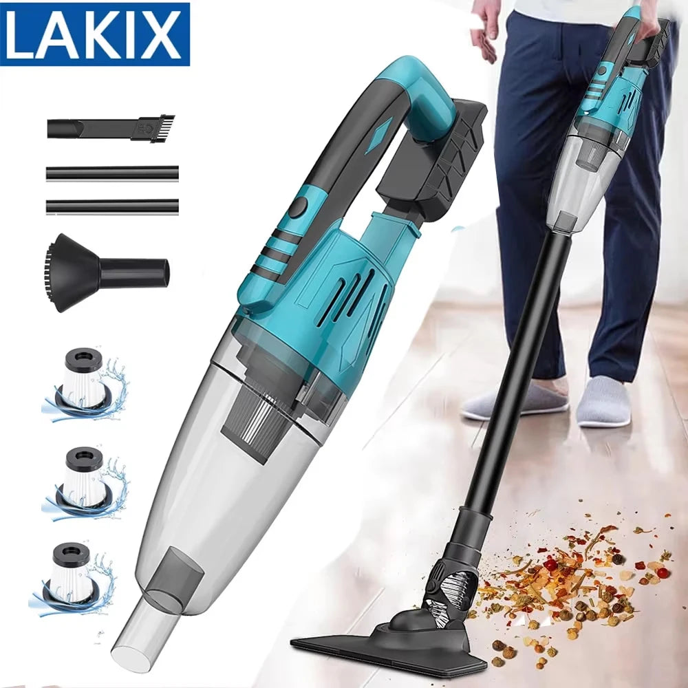 Wireless Car Vacuum Cleaner,Compatible with Makita 18V BL1830,2-in-1 Handheld Vacuum Cleaner,with 3 Filter,Lightweight,for Clean