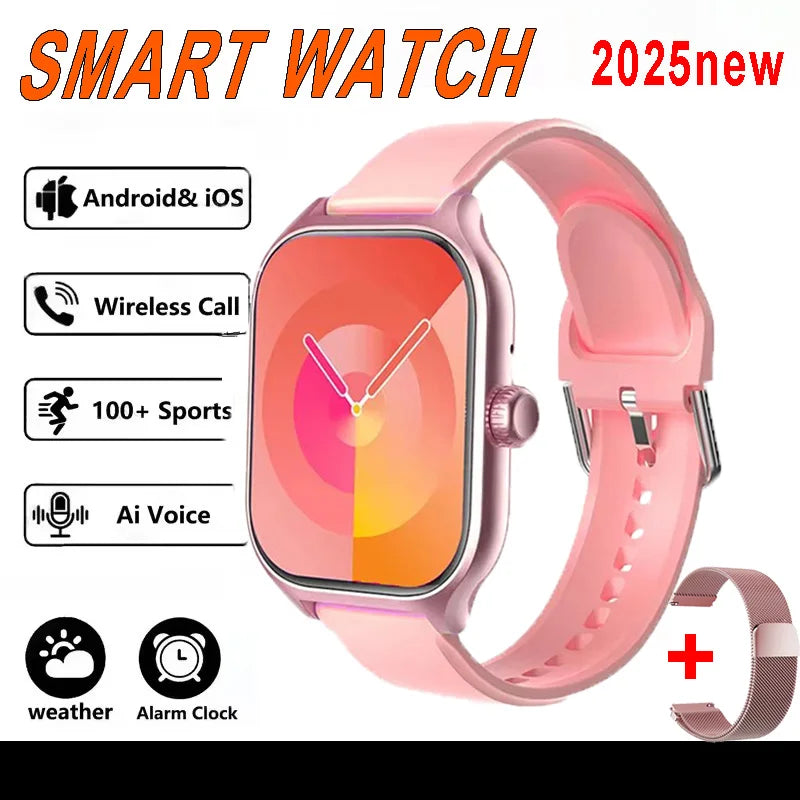 Smart Watch Bluetooth Calling Message Notification Multi-Sport Mode Heart Rate Blood Pressure Blood Oxygen Monitoring SmartWatch