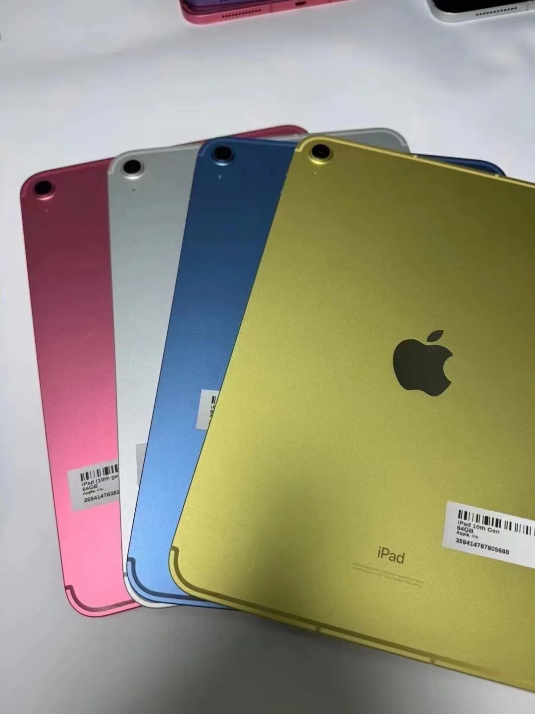 Original Apple iPad 10 (2022) 10th Gen 10.9Inch 64GB  WiFi + Cellular 5G Face ID 12MP Unlocked Used Tablet 95% Like New