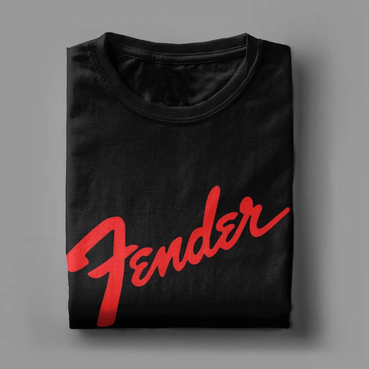 Fender Jimi Hendrix Electric Guitar T-Shirt Beach 100% Cotton T-Shirts For Adult Casual Tee Shirt Short Sleeve Y2K Funny Clothes