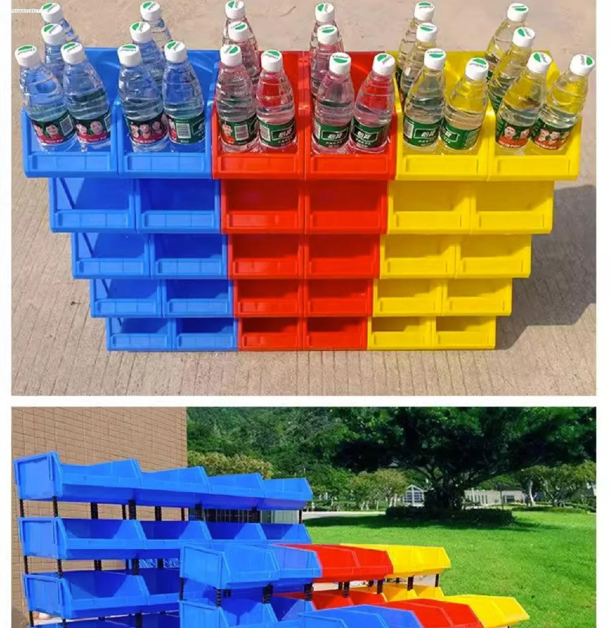Plastic Combination Hardware Screw Storage Box Parts Organizer Toolbox Warehouse elf Storage Case Modern Sle Universal Use