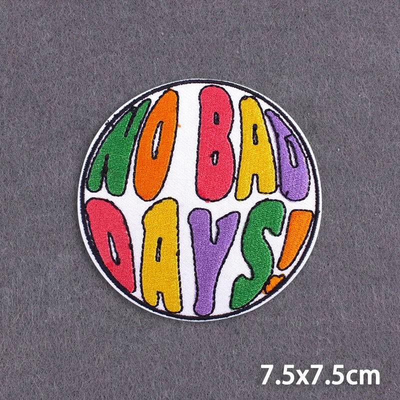 Mandala Iron On Patches For Clothes DIY Embroidery Applique Fusible Patch Ironing Stickers Letters Patch For Jacket Badge