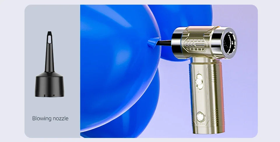 SZUK Mini Air Blower Brushless Motor Turbo Jet Fan Handheld Portable Duct Fan Turbofan Powerful Air Blower Car Vacuum Cleaner