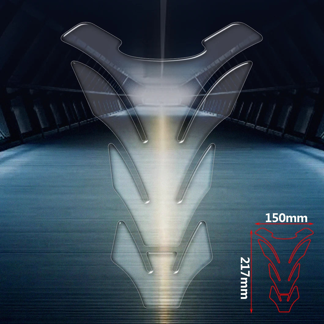 Transparent Motorcycle Tank Pad Protection Universal for Kawasaki Honda Yamaha Suzuki Aprilia Benelli Motorbike Stickers