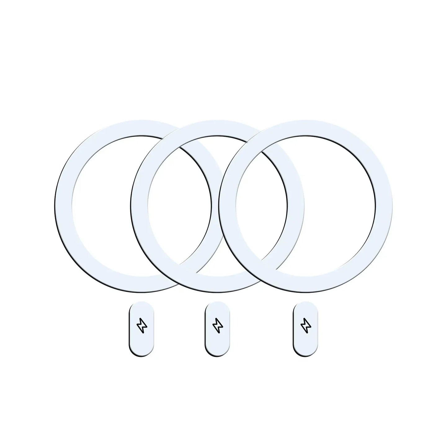 1-5Pcs Universal Metal Plate Ring for Magsafe Magnetic Wireless Charger Iron Sheet Sticker Car Phone Holder for IPhone 13 14 15