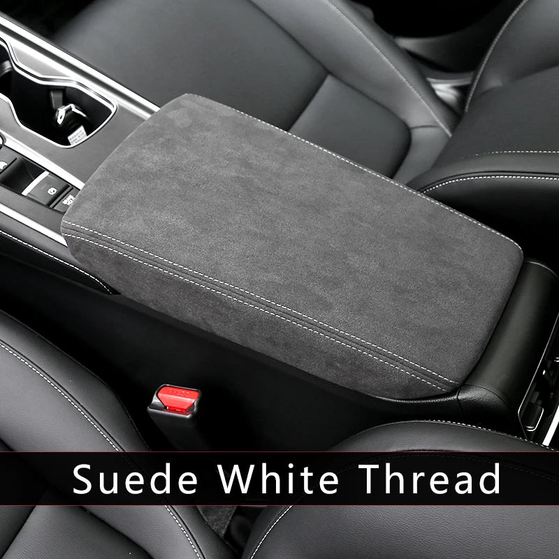 For Mazda CX-5  2019 2020 2021 2022 2023 2024 Mazda 3 Axela Central Control Armrest Box Protective Sleeve Suede Accessories