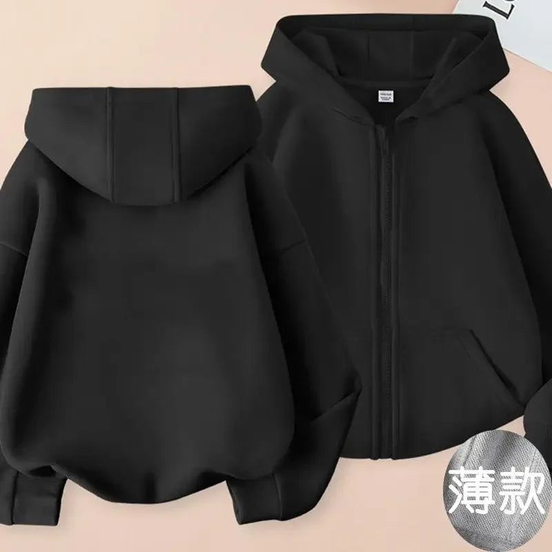 Children Clothing Girls Sanrio Cinnamoroll Cardigan Zip Jacket Cardigan  Cartoon Parenting Clothing  Kids Zipper Hooded Sweater