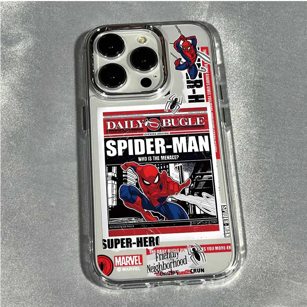 Cool Y-Spiders M-Man Phone Case For iPhone 17 16e 16 15 14 13 12 11 mini Pro Max X XR XSMAX 8 7 Air Plus Transparent Soft Cover